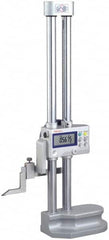 Mitutoyo - 40" Electronic Height Gage - 0.0005, 0.0002" (Switchable) Resolution, Accurate to 0.0025", LCD Display, SPC Data Output - Exact Tooling