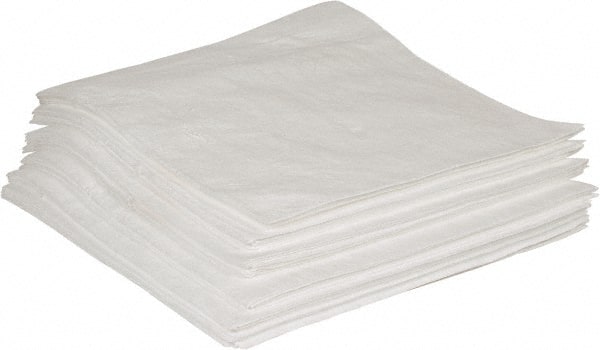Brady SPC Sorbents - 53 Gal Capacity per Package, Oil Only Pad - 30" Long x 30" Wide, Polypropylene - Exact Tooling