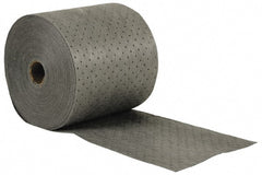 Brady SPC Sorbents - 25 Gal Capacity per Package, Universal Roll - 150' Long x 15" Wide, Gray, Polypropylene - Exact Tooling