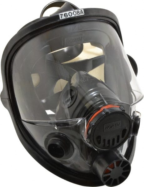 North - Series 7600, Size M/L Full Face Respirator - 5-Point Suspension, Threaded Connection - Exact Tooling