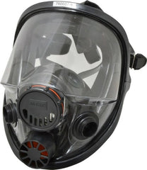 North - Series 7600, Size S Full Face Respirator - 5-Point Suspension, Threaded Connection - Exact Tooling