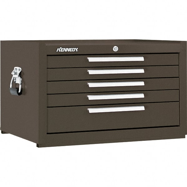 Kennedy - 5 Drawer Tool Chest - 29" Wide x 20" Deep x 16-5/8" High, Steel, Brown - Exact Tooling