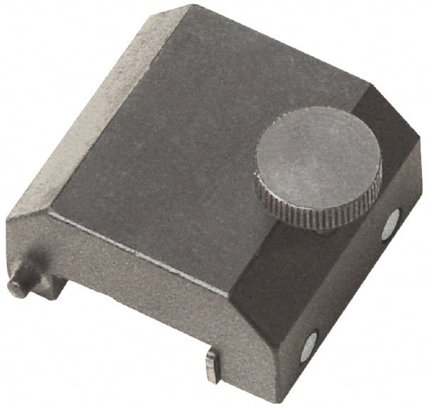 Value Collection - 1 Piece Vise Work Stop - Aluminum, Steel (Pin), 1" Wide - Exact Tooling