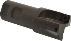 Kennametal - 1-1/2" Cut Diam, 11.94mm Max Depth of Cut, 1-1/4" Shank Diam, 4.03" OAL, Indexable Square Shoulder End Mill - SPEB 422 Inserts, Cylindrical Shank, 0° Lead Angle - Exact Tooling