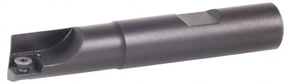 Kennametal - 1-3/4" Cut Diam, 11.94mm Max Depth of Cut, 1-1/4" Shank Diam, 4.78" OAL, Indexable Square Shoulder Centercutting End Mill - SPEB 422 Inserts, Weldon Shank, 0° Lead Angle, Through Coolant - Exact Tooling