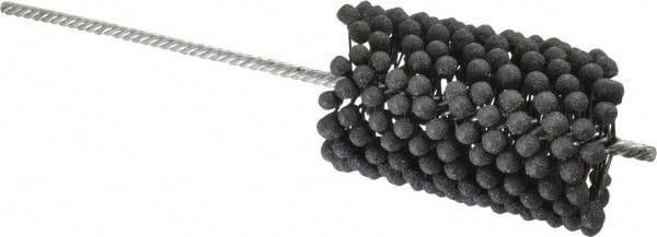 Brush Research Mfg. - 2-3/4" to 3" Bore Diam, 120 Grit, Silicon Carbide Flexible Hone - Fine, 13-1/2" OAL - Exact Tooling