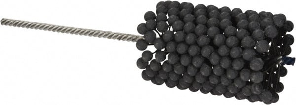 Brush Research Mfg. - 2-3/4" to 3" Bore Diam, 240 Grit, Silicon Carbide Flexible Hone - Extra Fine, 13-1/2" OAL - Exact Tooling