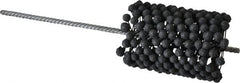 Brush Research Mfg. - 3" to 3-1/4" Bore Diam, 120 Grit, Silicon Carbide Flexible Hone - Fine, 13-1/2" OAL - Exact Tooling