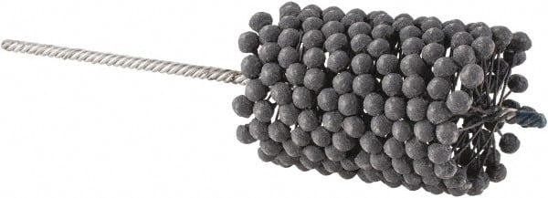 Brush Research Mfg. - 3" to 3-1/4" Bore Diam, 240 Grit, Silicon Carbide Flexible Hone - Extra Fine, 13-1/2" OAL - Exact Tooling