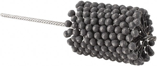 Brush Research Mfg. - 3" to 3-1/2" Bore Diam, 120 Grit, Silicon Carbide Flexible Hone - Fine, 13-1/2" OAL - Exact Tooling