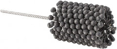 Brush Research Mfg. - 3" to 3-1/2" Bore Diam, 120 Grit, Silicon Carbide Flexible Hone - Fine, 13-1/2" OAL - Exact Tooling