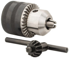 Value Collection - JT33, 1/16 to 1/2" Capacity, Tapered Mount Steel Drill Chuck - Keyed - Exact Tooling