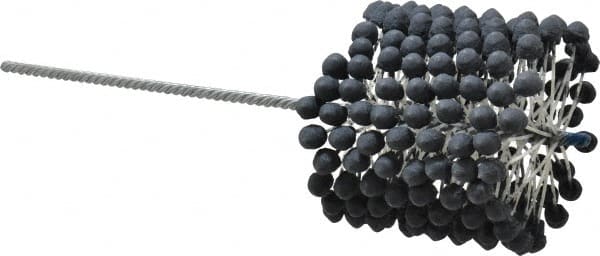 Brush Research Mfg. - 5" to 5-1/2" Bore Diam, 240 Grit, Silicon Carbide Flexible Hone - Extra Fine, 17-1/2" OAL - Exact Tooling