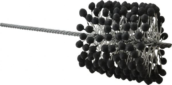 Brush Research Mfg. - 5-1/2" to 6" Bore Diam, 120 Grit, Silicon Carbide Flexible Hone - Fine, 17-1/2" OAL - Exact Tooling