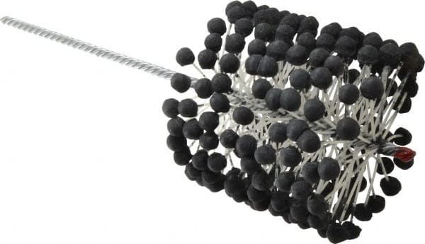 Brush Research Mfg. - 5-1/2" to 6" Bore Diam, 180 Grit, Silicon Carbide Flexible Hone - Extra Fine, 17-1/2" OAL - Exact Tooling