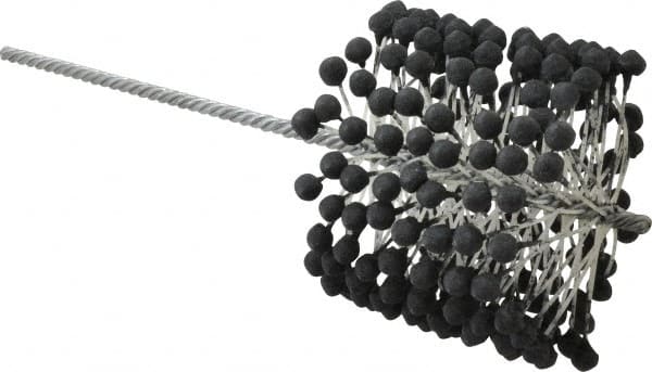 Brush Research Mfg. - 6" to 6-1/2" Bore Diam, 120 Grit, Silicon Carbide Flexible Hone - Fine, 17-1/2" OAL - Exact Tooling