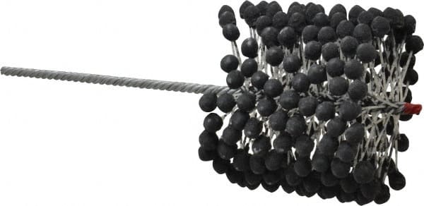 Brush Research Mfg. - 6" to 6-1/2" Bore Diam, 180 Grit, Silicon Carbide Flexible Hone - Extra Fine, 17-1/2" OAL - Exact Tooling