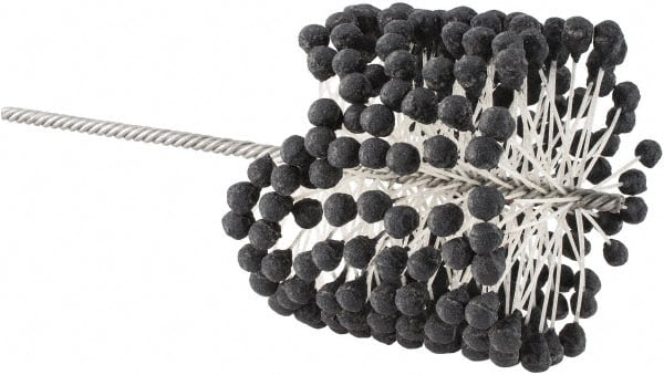 Brush Research Mfg. - 6-1/2" to 7" Bore Diam, 120 Grit, Silicon Carbide Flexible Hone - Fine, 17-1/2" OAL - Exact Tooling