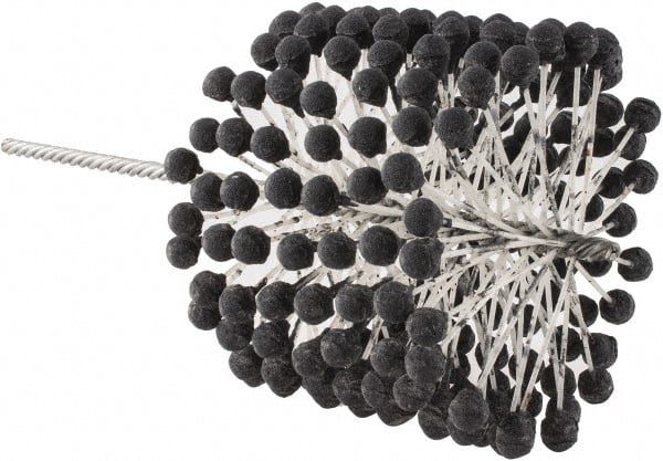 Brush Research Mfg. - 7" to 7-1/2" Bore Diam, 120 Grit, Silicon Carbide Flexible Hone - Fine, 17-1/2" OAL - Exact Tooling