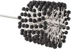 Brush Research Mfg. - 7" to 7-1/2" Bore Diam, 120 Grit, Silicon Carbide Flexible Hone - Fine, 17-1/2" OAL - Exact Tooling