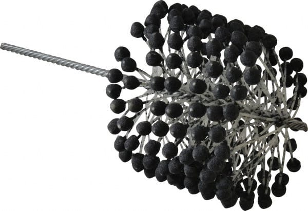 Brush Research Mfg. - 7-1/2" to 8" Bore Diam, 120 Grit, Silicon Carbide Flexible Hone - Fine, 17-1/2" OAL - Exact Tooling