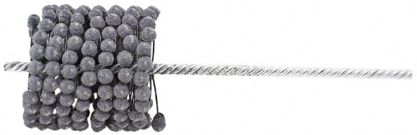 Brush Research Mfg. - 3" to 3-1/4" Bore Diam, 120 Grit, Silicon Carbide Flexible Hone - Fine, 13-1/2" OAL - Exact Tooling