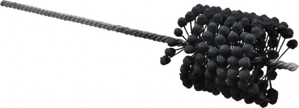 Brush Research Mfg. - 3" to 3-1/4" Bore Diam, 320 Grit, Silicon Carbide Flexible Hone - Extra Fine, 13-1/2" OAL - Exact Tooling