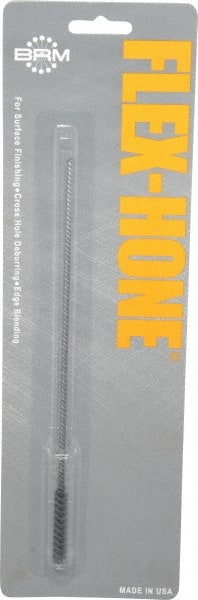 Brush Research Mfg. - 1/4" Bore Diam, 320 Grit, Silicon Carbide Flexible Hone - Extra Fine, 8" OAL - Exact Tooling