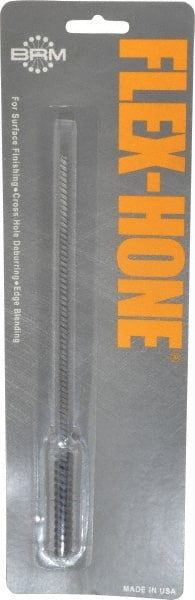 Brush Research Mfg. - 0.315" Bore Diam, 320 Grit, Silicon Carbide Flexible Hone - Extra Fine, 8" OAL - Exact Tooling