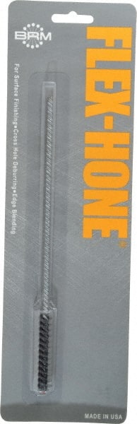 Brush Research Mfg. - 0.354" Bore Diam, 180 Grit, Silicon Carbide Flexible Hone - Extra Fine, 8" OAL - Exact Tooling