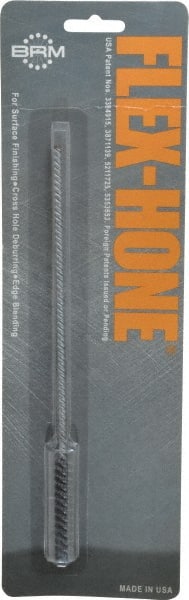 Brush Research Mfg. - 0.354" Bore Diam, 240 Grit, Silicon Carbide Flexible Hone - Extra Fine, 8" OAL - Exact Tooling