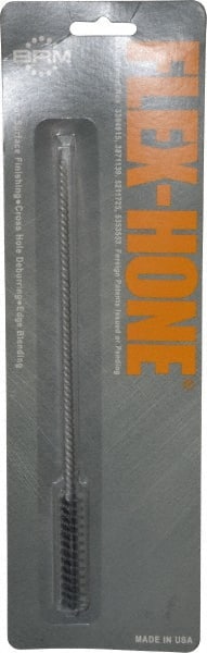 Brush Research Mfg. - 0.354" Bore Diam, 320 Grit, Silicon Carbide Flexible Hone - Extra Fine, 8" OAL - Exact Tooling