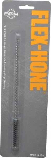 Brush Research Mfg. - 0.394" Bore Diam, 320 Grit, Silicon Carbide Flexible Hone - Extra Fine, 8" OAL - Exact Tooling