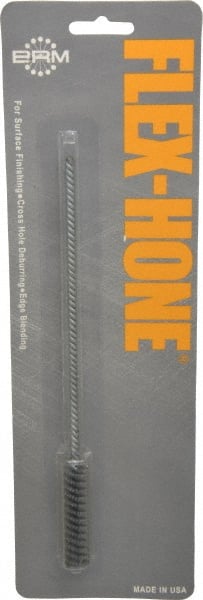 Brush Research Mfg. - 0.433" Bore Diam, 240 Grit, Silicon Carbide Flexible Hone - Extra Fine, 8" OAL - Exact Tooling