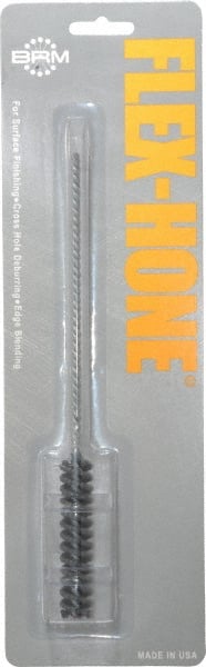 Brush Research Mfg. - 1/2" Bore Diam, 180 Grit, Silicon Carbide Flexible Hone - Extra Fine, 8" OAL - Exact Tooling