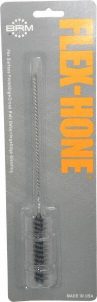 Brush Research Mfg. - 1/2" Bore Diam, 320 Grit, Silicon Carbide Flexible Hone - Extra Fine, 8" OAL - Exact Tooling