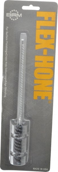 Brush Research Mfg. - 5/8" Bore Diam, 240 Grit, Silicon Carbide Flexible Hone - Extra Fine, 8" OAL - Exact Tooling