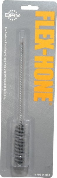 Brush Research Mfg. - 5/8" Bore Diam, 320 Grit, Silicon Carbide Flexible Hone - Extra Fine, 8" OAL - Exact Tooling