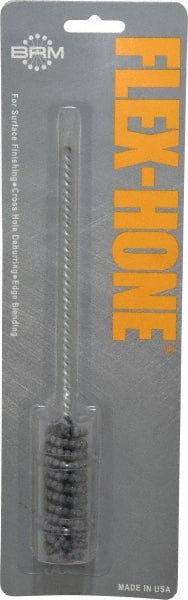 Brush Research Mfg. - 3/4" Bore Diam, 180 Grit, Silicon Carbide Flexible Hone - Extra Fine, 8" OAL - Exact Tooling