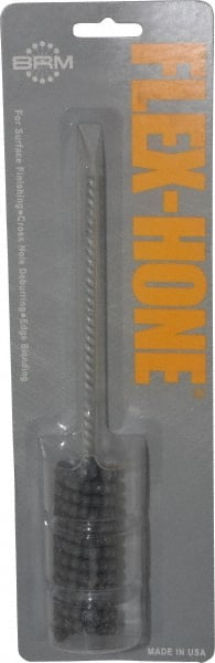 Brush Research Mfg. - 1" Bore Diam, 120 Grit, Silicon Carbide Flexible Hone - Fine, 8" OAL - Exact Tooling