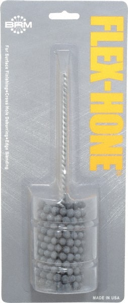 Brush Research Mfg. - 1-3/4" Bore Diam, 240 Grit, Silicon Carbide Flexible Hone - Extra Fine, 8" OAL - Exact Tooling