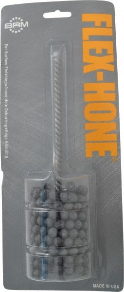 Brush Research Mfg. - 2" Bore Diam, 120 Grit, Silicon Carbide Flexible Hone - Fine, 8" OAL - Exact Tooling