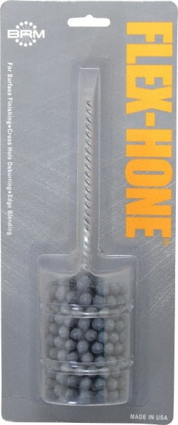 Brush Research Mfg. - 2" Bore Diam, 240 Grit, Silicon Carbide Flexible Hone - Extra Fine, 8" OAL - Exact Tooling