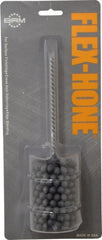 Brush Research Mfg. - 2" Bore Diam, 320 Grit, Silicon Carbide Flexible Hone - Extra Fine, 8" OAL - Exact Tooling