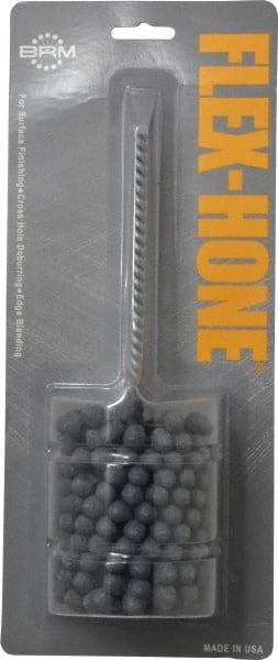 Brush Research Mfg. - 2-1/2" Bore Diam, 240 Grit, Silicon Carbide Flexible Hone - Extra Fine, 8" OAL - Exact Tooling