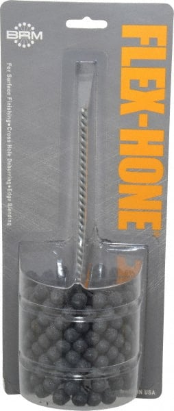 Brush Research Mfg. - 3" Bore Diam, 180 Grit, Silicon Carbide Flexible Hone - Extra Fine, 8" OAL - Exact Tooling