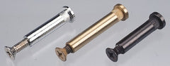 Made in USA - 1/4-20 Thread Barrel, Slotted/Phillips Drive, Stainless Steel Sex Bolt & Binding Post - 3/4" Long Barrel, Grade 18-8 - Exact Tooling
