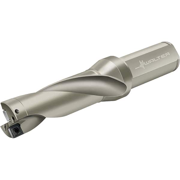 Walter - 141mm Max Drill Depth, 3xD, 47mm Diam, Indexable Insert Drill - 2 Inserts, 40mm Shank Diam, Flange Shank - Exact Tooling