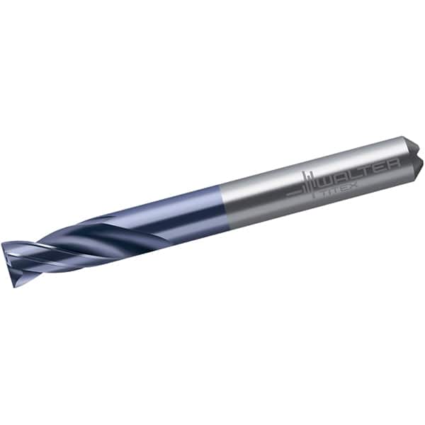 Walter-Titex - 10mm 180° Spiral Flute Solid Carbide Screw Machine Drill Bit - Exact Tooling