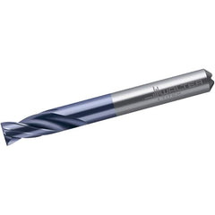 Walter-Titex - 10mm 180° Spiral Flute Solid Carbide Screw Machine Drill Bit - Exact Tooling